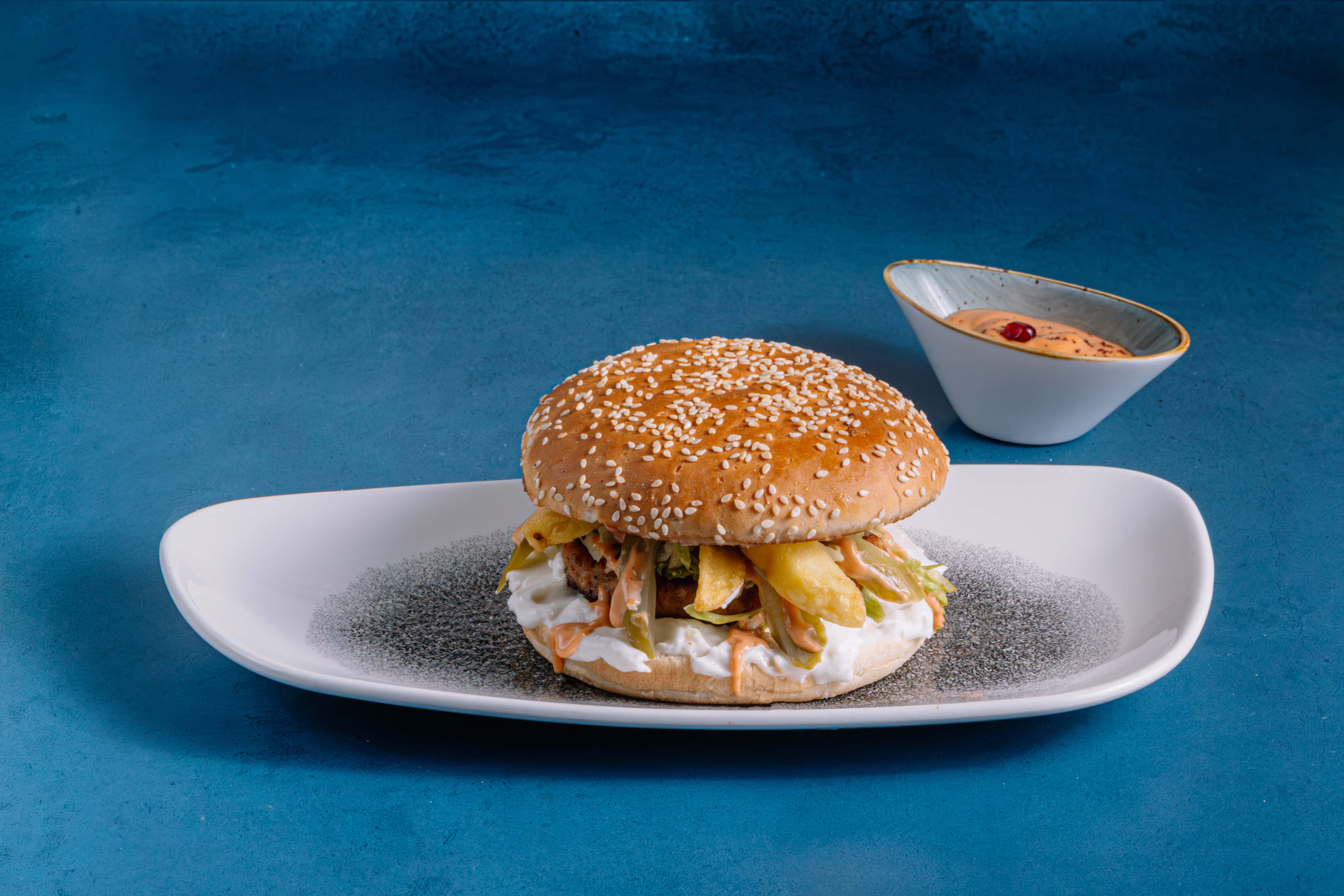 Hähnchen Moulette Burger